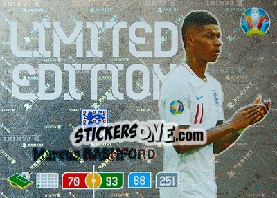 Sticker Marcus Rashford - UEFA Euro 2020 Preview. Adrenalyn XL n. LE-MRA - Panini
