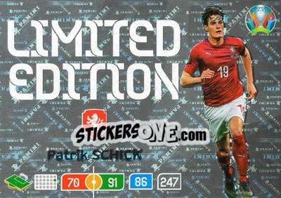Sticker Patrik Schick - UEFA Euro 2020 Preview. Adrenalyn XL - Panini