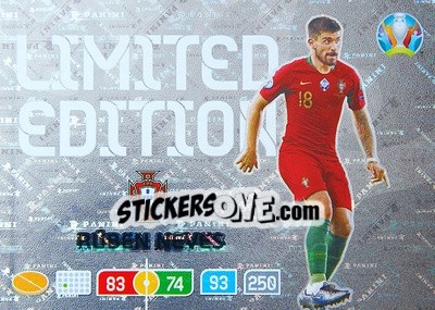 Figurina Rúben Neves - UEFA Euro 2020 Preview. Adrenalyn XL - Panini