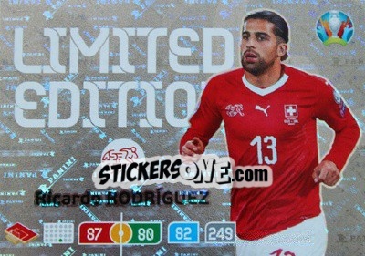 Cromo Ricardo Rodriguez - UEFA Euro 2020 Preview. Adrenalyn XL - Panini