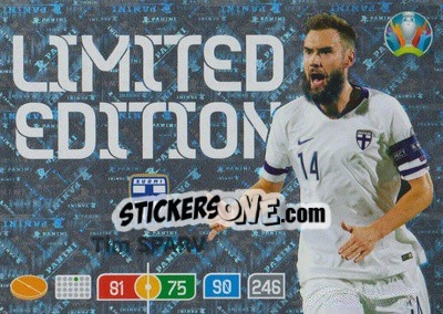 Sticker Tim Sparv - UEFA Euro 2020 Preview. Adrenalyn XL n. LE-TS - Panini