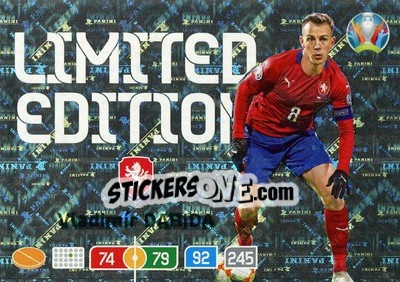 Cromo Vladimir Darida - UEFA Euro 2020 Preview. Adrenalyn XL - Panini