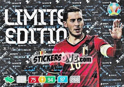 Sticker Eden Hazard - UEFA Euro 2020 Preview. Adrenalyn XL n. XXL-EH - Panini