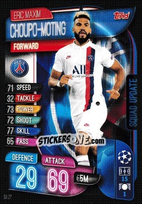 Sticker Eric Maxim Choupo-Moting - UEFA Champions League 2019-2020. Match Attax Extra. UK Edition n. SU27 - Topps