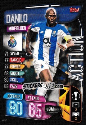 Cromo Danilo Pereira - UEFA Champions League 2019-2020. Match Attax Extra. UK Edition - Topps