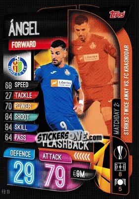 Sticker Ángel - UEFA Champions League 2019-2020. Match Attax Extra. UK Edition - Topps