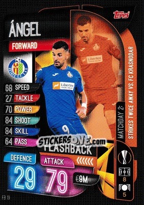 Figurina Ángel - UEFA Champions League 2019-2020. Match Attax Extra. UK Edition - Topps