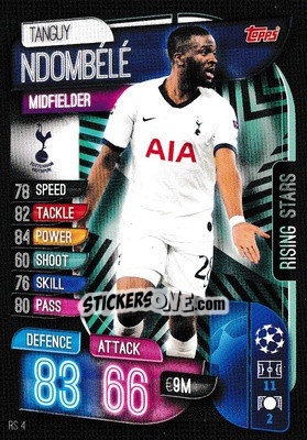 Cromo Tanguy Ndombélé - UEFA Champions League 2019-2020. Match Attax Extra. UK Edition - Topps