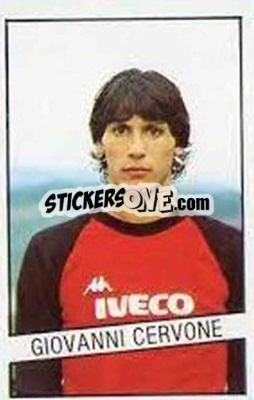 Sticker Giovanni Cervone - Calcio Flash 1983 n. 18 - Edizioni Flash