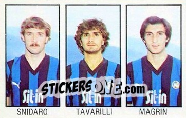 Sticker Snidaro / Tavarilli / Magrin - Calcio Flash 1983 n. 275 - Edizioni Flash