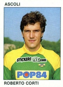 Sticker Roberto Corti - Calcio Flash 1984 - Edizioni Flash