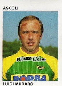 Sticker Luigi Muraro - Calcio Flash 1984 n. 2 - Edizioni Flash