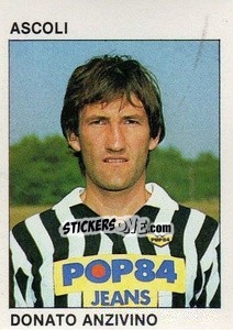 Cromo Donato Anzivino - Calcio Flash 1984 n. 7 - Edizioni Flash