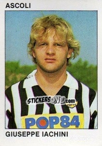 Sticker Giuseppe Iachini - Calcio Flash 1984 n. 15 - Edizioni Flash