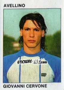 Sticker Giovanni Cervone - Calcio Flash 1984 n. 21 - Edizioni Flash