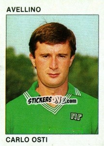 Sticker Carlo Osti - Calcio Flash 1984 n. 22 - Edizioni Flash