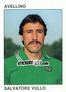 Sticker Salvatore Vullo - Calcio Flash 1984 - Edizioni Flash