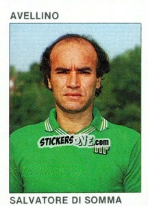 Sticker Salvatore Di Somma - Calcio Flash 1984 - Edizioni Flash