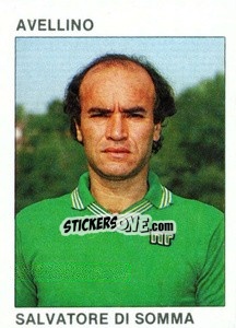 Sticker Salvatore Di Somma - Calcio Flash 1984 n. 25 - Edizioni Flash