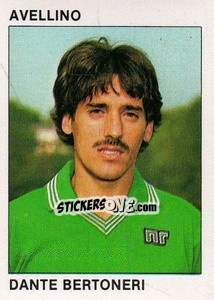 Sticker Dante Bertoneri - Calcio Flash 1984 n. 34 - Edizioni Flash