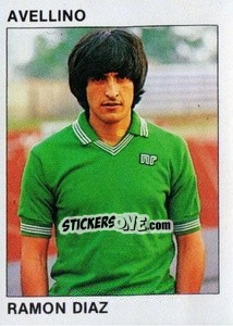 Sticker Ramon Diaz - Calcio Flash 1984 - Edizioni Flash