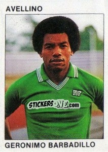 Sticker Geronimo Barbadillo - Calcio Flash 1984 n. 37 - Edizioni Flash