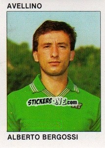 Sticker Alberto Bergossi - Calcio Flash 1984 - Edizioni Flash