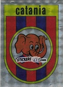 Figurina Scudetto Catania - Calcio Flash 1984 - Edizioni Flash