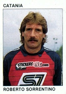 Sticker Roberto Sorrentino - Calcio Flash 1984 n. 39 - Edizioni Flash
