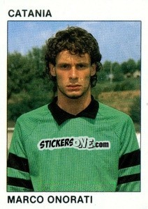 Sticker Marco Onorati - Calcio Flash 1984 n. 40 - Edizioni Flash