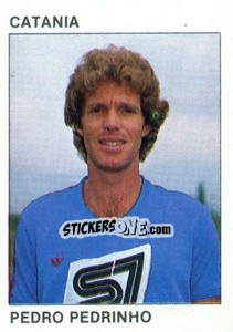 Sticker Pedro Pedrinho - Calcio Flash 1984 n. 42 - Edizioni Flash
