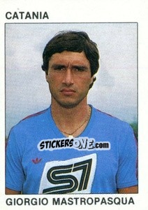 Sticker Giorgio Mastropasqua - Calcio Flash 1984 n. 43 - Edizioni Flash