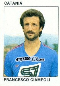 Sticker Francesco Ciampoli - Calcio Flash 1984 n. 44 - Edizioni Flash