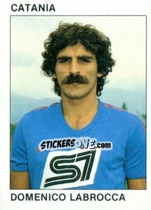 Sticker Domenico Labrocca - Calcio Flash 1984 - Edizioni Flash
