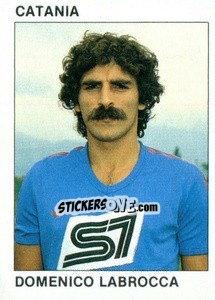 Sticker Domenico Labrocca - Calcio Flash 1984 n. 46 - Edizioni Flash