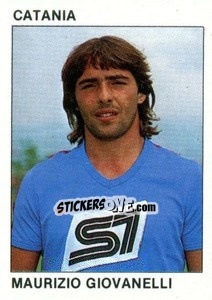 Sticker Maurizio Giovanelli - Calcio Flash 1984 n. 47 - Edizioni Flash