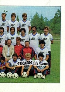Cromo Squadra Catania (puzzle 2) - Calcio Flash 1984 - Edizioni Flash