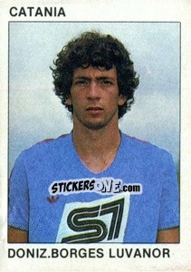 Cromo Doniz.Borges Luvanor - Calcio Flash 1984 - Edizioni Flash