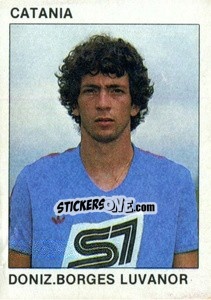 Sticker Doniz.Borges Luvanor - Calcio Flash 1984 n. 52 - Edizioni Flash
