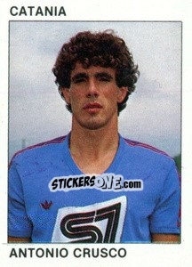 Cromo Antonio Crusco - Calcio Flash 1984 - Edizioni Flash