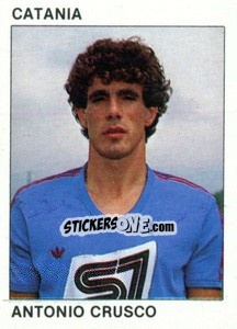 Sticker Antonio Crusco - Calcio Flash 1984 n. 53 - Edizioni Flash