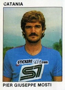 Sticker Pier Giuseppe Mosti - Calcio Flash 1984 - Edizioni Flash