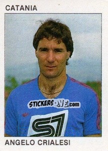 Sticker Angelo Crialesi - Calcio Flash 1984 n. 56 - Edizioni Flash