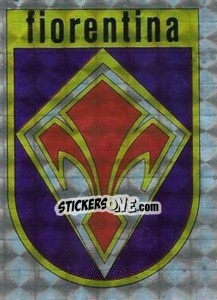 Sticker Scudetto Fiorentina - Calcio Flash 1984 n. SC6 - Edizioni Flash