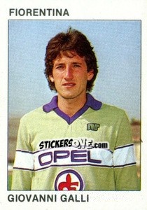 Sticker Giovanni Galli - Calcio Flash 1984 - Edizioni Flash
