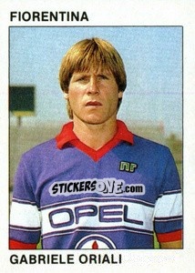 Sticker Gabriele Oriali - Calcio Flash 1984 - Edizioni Flash