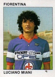 Cromo Luciano Miani - Calcio Flash 1984 - Edizioni Flash
