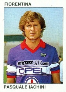 Sticker Pasquale Iachini - Calcio Flash 1984 n. 72 - Edizioni Flash