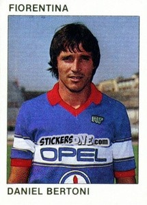 Sticker Daniel Bertoni - Calcio Flash 1984 - Edizioni Flash