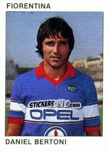 Sticker Daniel Bertoni - Calcio Flash 1984 n. 73 - Edizioni Flash